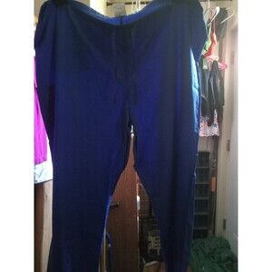 4x Unisex ScrubZone By Landau Drawstring Scrub Pants, Royal (133143)